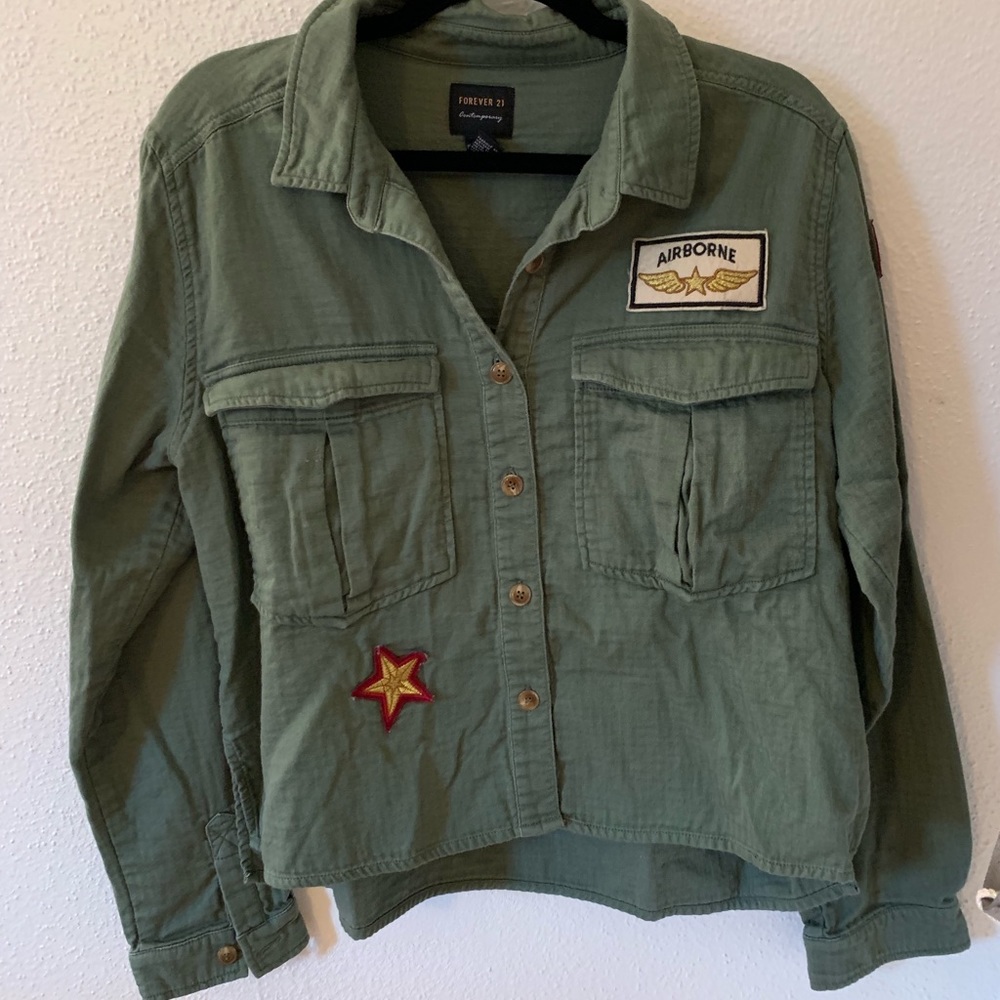 Forever 21 military shirt/jacket